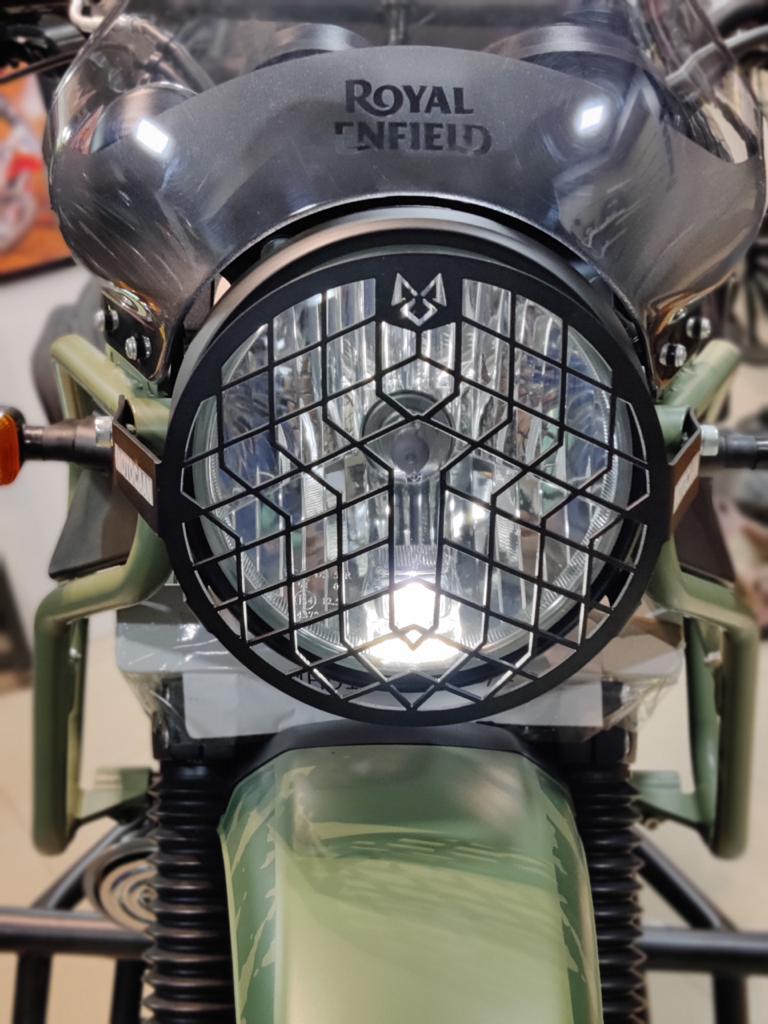 royal enfield himalayan headlight guard